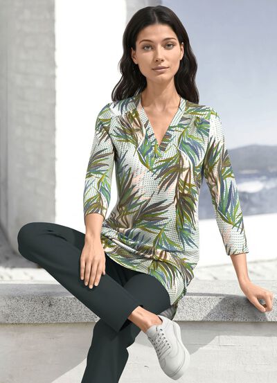 Skjorttunika med viskos 