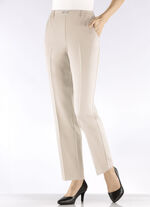 Byxor med dekorativa detaljer ECRU