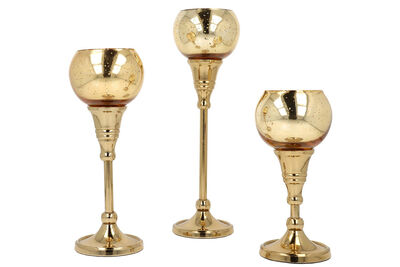 värmeljushållare, set med 3 st 