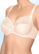 Felina bygelbeh&aring; med elastisk broderad spets 