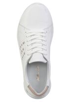 Andrea Conti sn&ouml;rsko i nappal&auml;der med kontrasterande detaljer VIT