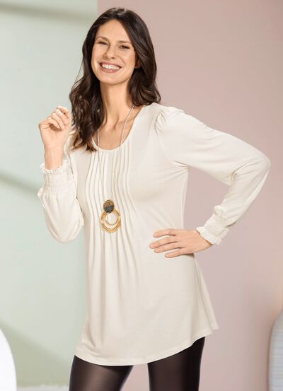 Skjorttunika med fina muddar 