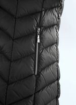 Dunjacka med avtagbar huva 