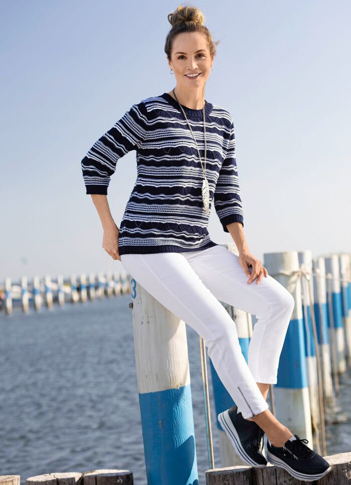 Magiska jeans med h&ouml;gt stretchinneh&aring;ll 