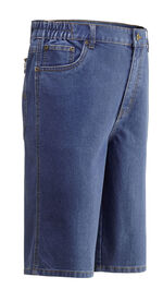 Denim bermudashorts med stretch i midjan i 3 f&auml;rger LJUS JEANS