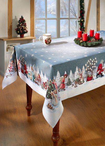 Bords- och rumsdekoration av gobel&auml;ng 