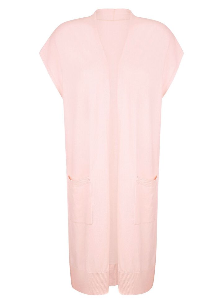 L&aring;ng stickad v&auml;st i kashmir 