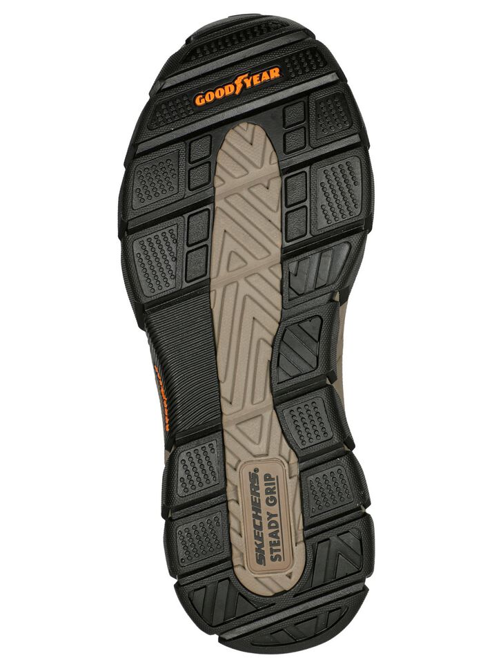 SKECHERS, bekv&auml;ma herrtofflor, med gjuten slip-in-h&auml;lplatta 