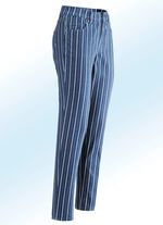 Jeans med elegant randigt m&ouml;nster 