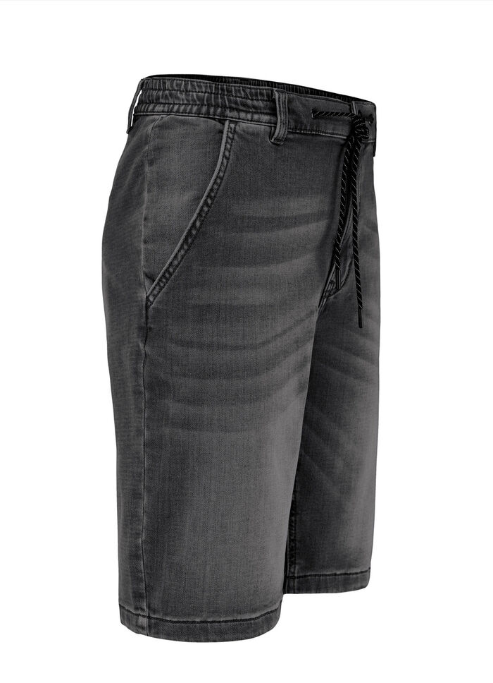 Avslappnade jeansshorts i 3 färger ANTHRAZIT