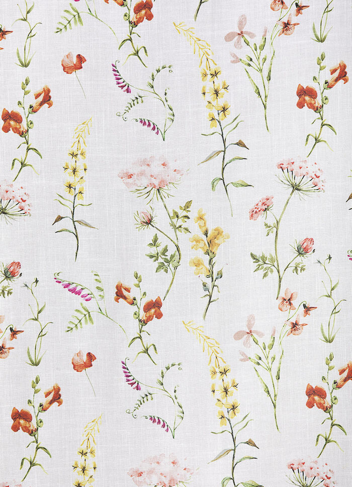 Dekorativ halsduk med vårblommotiv 