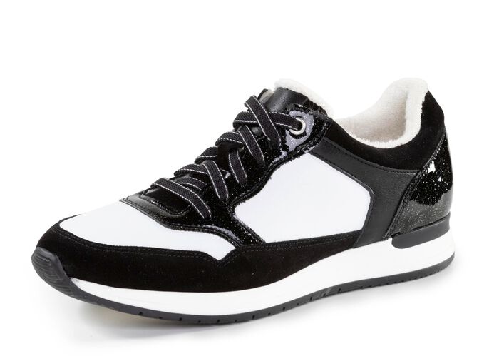 ELENA EDEN sneakers i nappa och mocka 