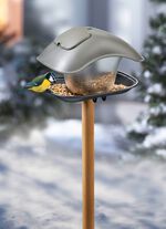 Fyrkantig matare av väderbeständig plast 