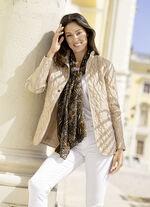 Jacka med dekorativ broderi 