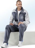 Fritidsdress med två byxor GRÅ-BLÅ