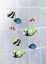 dekorativa klistermärken, uppsättning av 4 