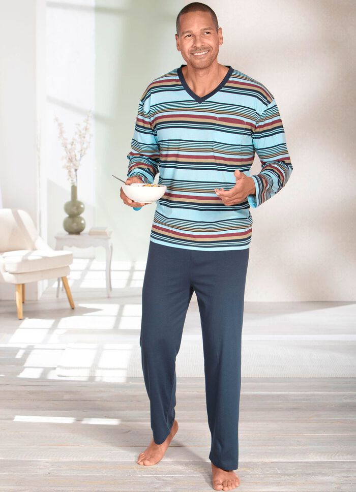 Tv&aring; paket med V-ringad pyjamas 