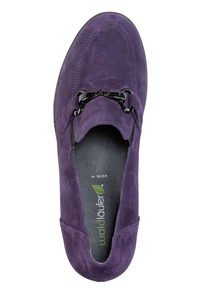 Waldläufer, bekväm damsko, bredd H, med uttagbar fotbädd LILA