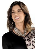 Scarfhalsband med leotryck 