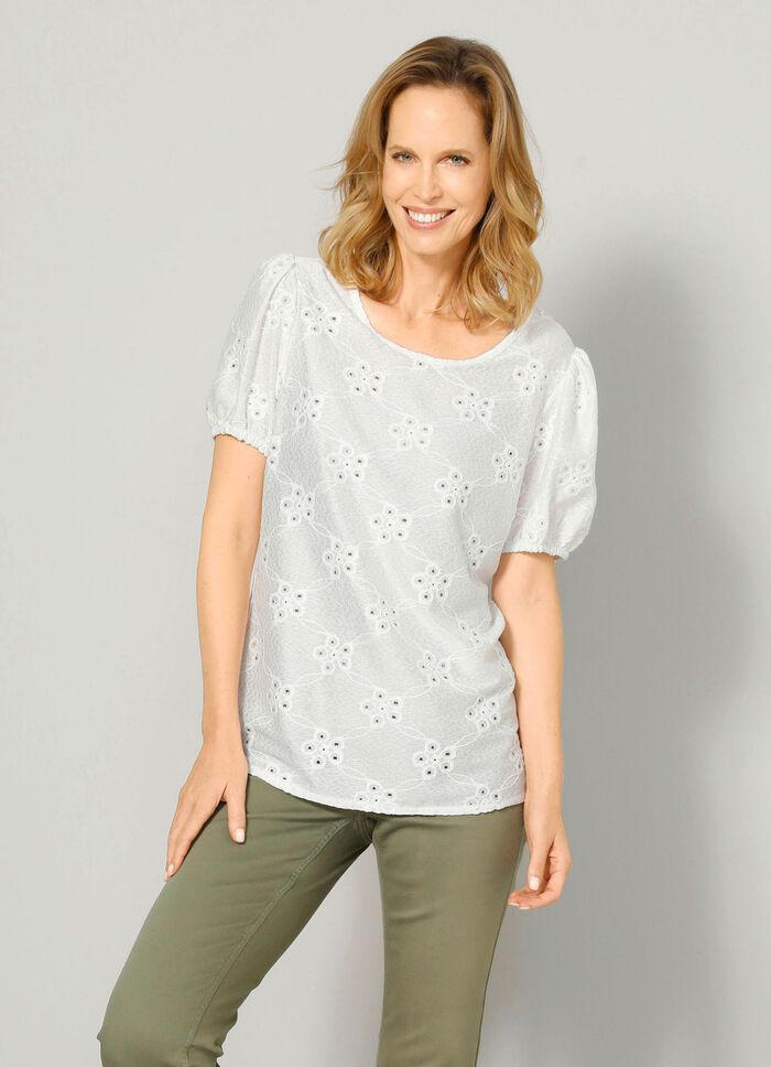 Kombistark slip-on blus 