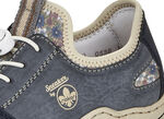 Sneakers från Rieker med snabbknäppning DENIM BLÅ-BEIGE