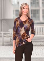 Skjorta med 3/4-l&aring;nga &auml;rmar 