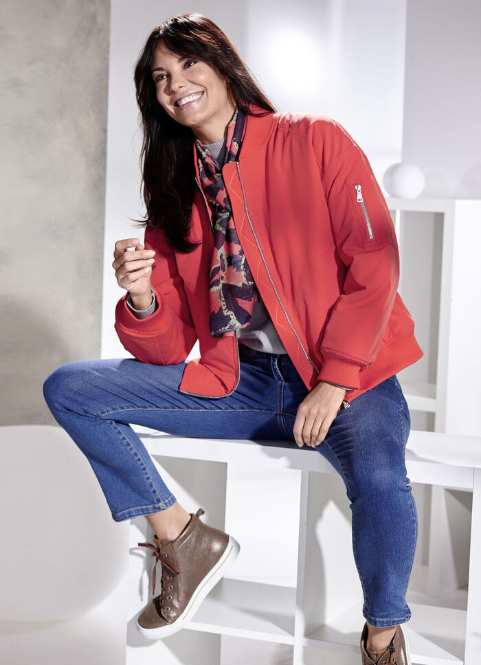 Blouson med 2-vägs dragkedja, 