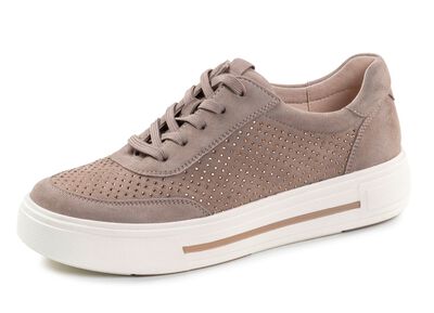 ELENA EDEN Sneakers i fin mocka 