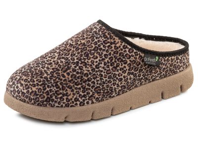 Laurina, moderiktiga damtofflor, med plysch 