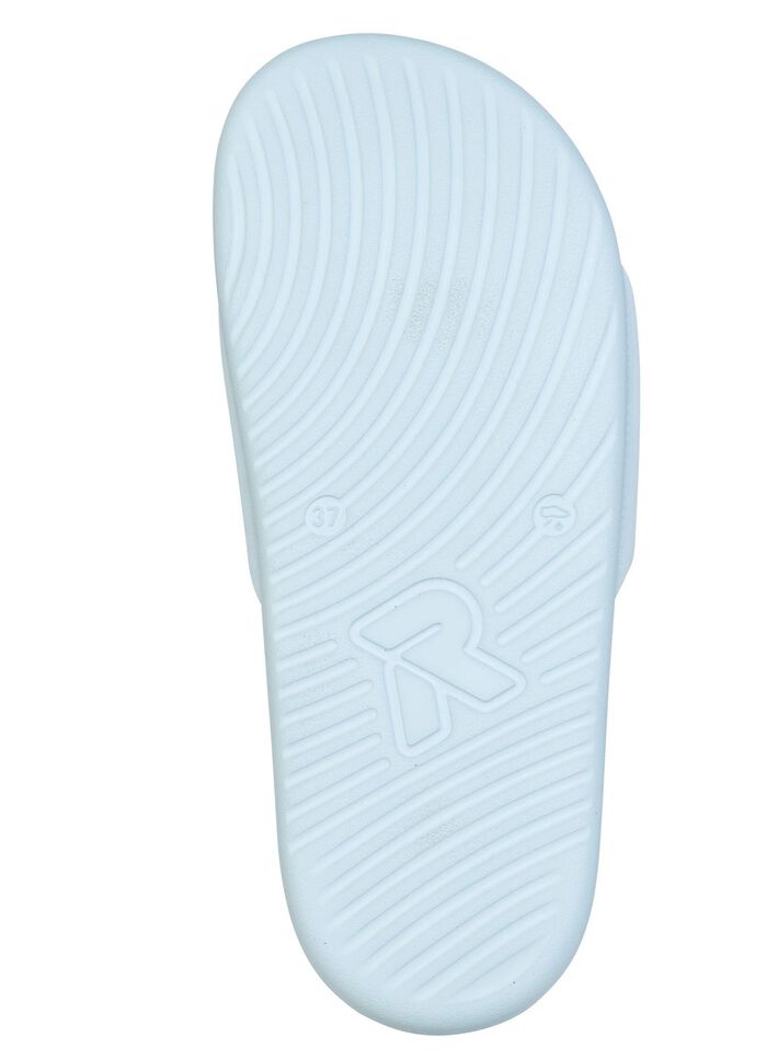 Rieker, l&auml;tta damsandaler, med vadderad l&auml;dersula 