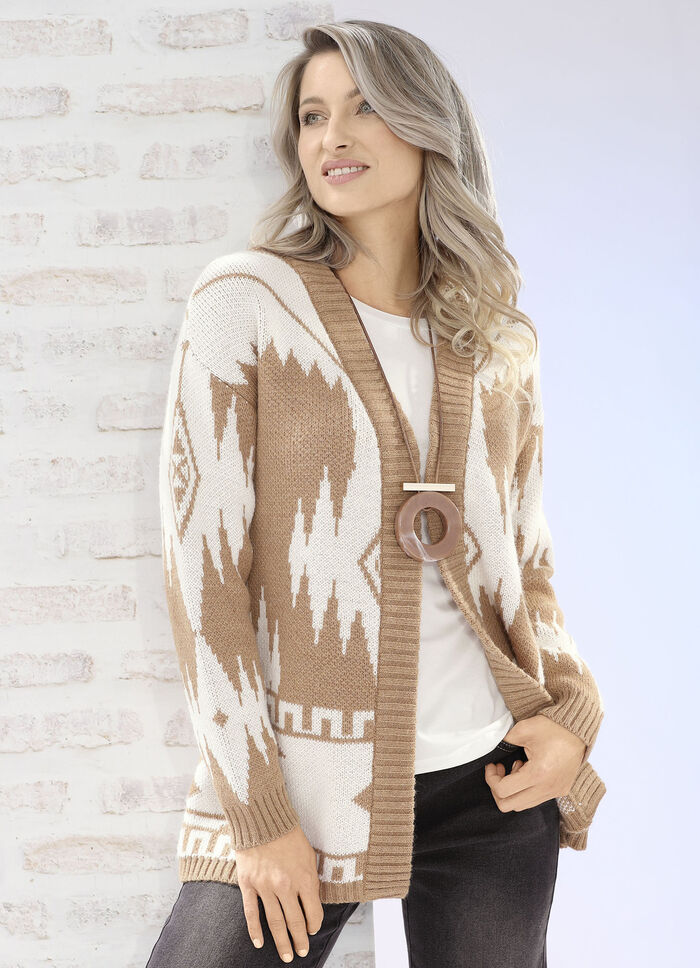 Cardigan i mysig kvalitet 