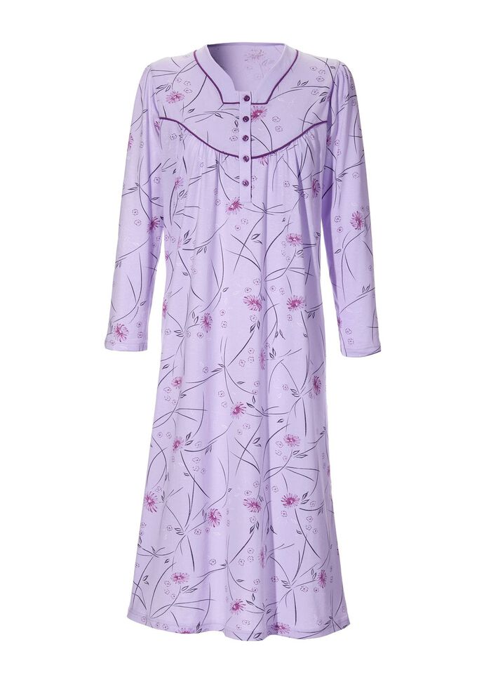 Nattlinne, l&aring;ng&auml;rmat med knappsl&aring; 