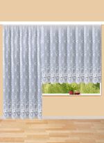 Rullgardin med Plauen-broderi och universalskena 