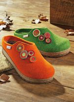 Haflinger damtofflor tillverkade av ren ny ull 