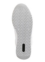 Sneakers i en intressant materialmix VIT SYREN