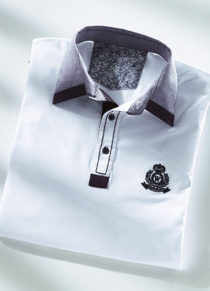 Polotröja i 3 färger VIT