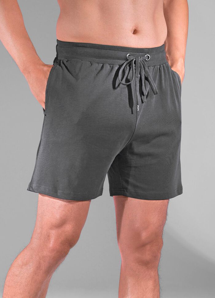 Tv&aring; paket korta s&ouml;mn- och fritidsbyxor med dragsko 