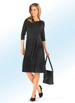 Kl&auml;nning med knytsk&auml;rp SVART