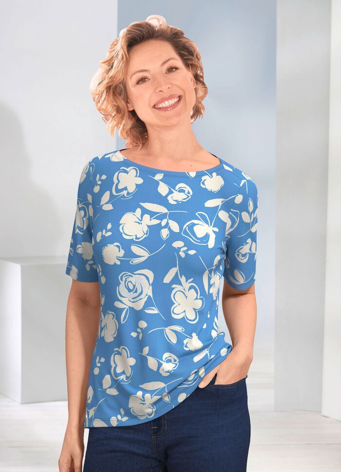 Skjorta med b&aring;thalsringning 