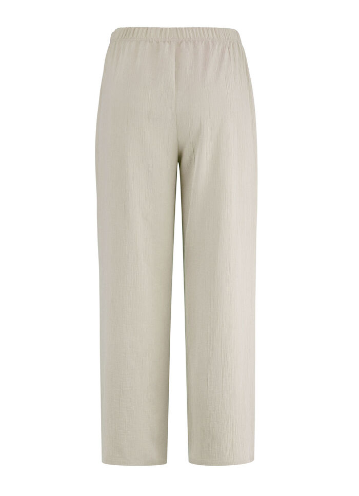 7/8 byxor i skön vidd BEIGE