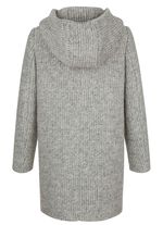 L&aring;ng jacka med fast huva 