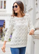 Tr&ouml;ja med diskret paljettgarn 