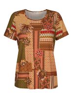 Skjorta med patchad look 