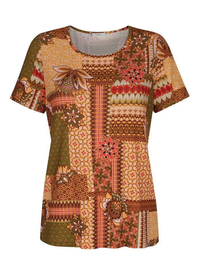 Skjorta med patchad look 