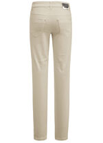 Magiska jeans i 5-ficksform BEIGE