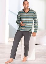 V-ringad pyjamas med &ouml;ppna manschetter 