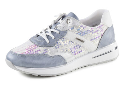 Sneakers med skimrande paljetter, , large