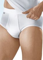 Pfeilring fyrpack finribbade kalsonger, vit 