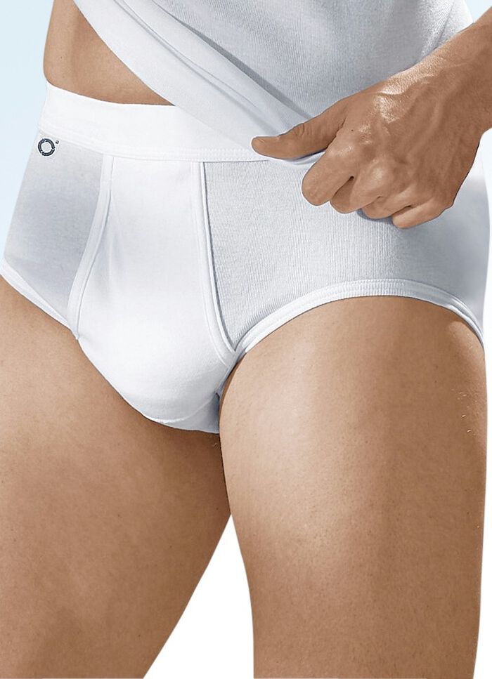 Pfeilring fyrpack finribbade kalsonger, vit 