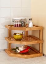 H&ouml;rnhylla i bambu 